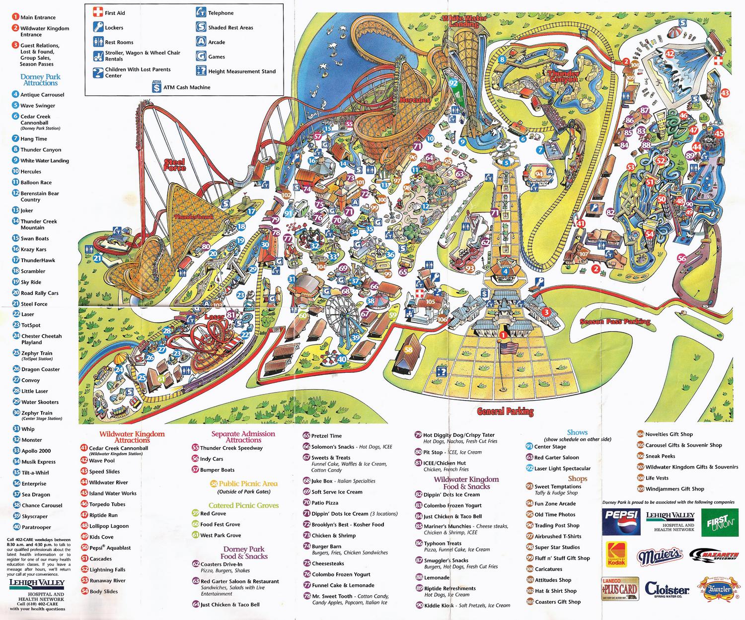 Dorney Park Map 2024 New Jersey Genia Jordain