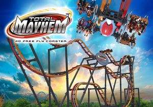 Total Mayhem Six Flags Great Adventure 2016